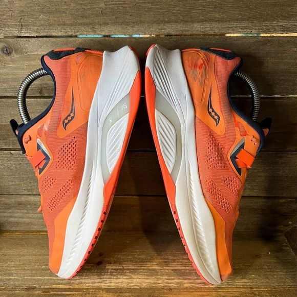 Womens Saucony Guide 15 Orange‎ Athletic Running Shoes Sneakers Size 9.5 M GUC - Picture 5 of 7